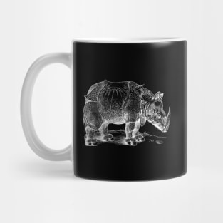 The Rhinoceros (Rhino) White Mug